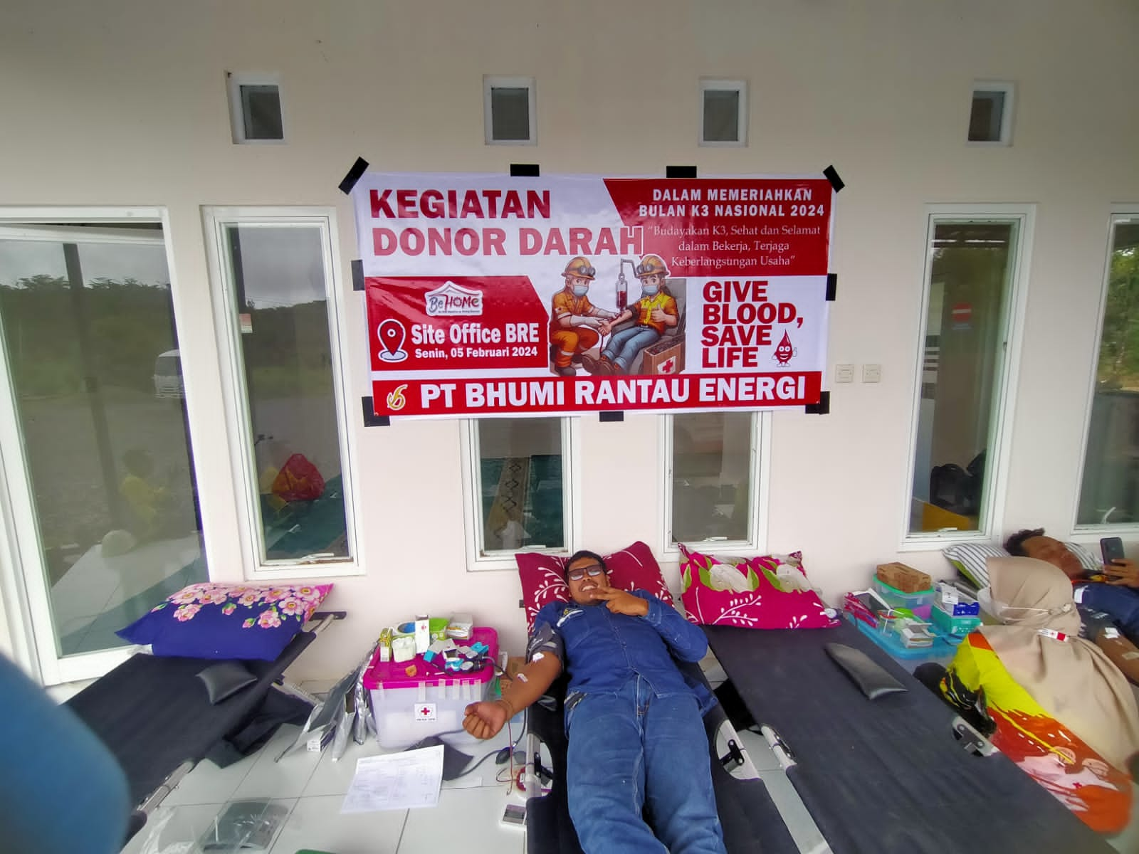 PT BRE Gandeng PMI Tapin Gelar Donor Darah Lintas Banua