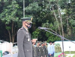Kodim 1010/Tapin Menyambut HUT Ke-76 TNI Dengan Gelar Ziarah Nasional