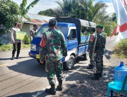 Melintas Di Tapin Tanpa Menggunakan Masker, Lima Warga Diberikan Sanksi
