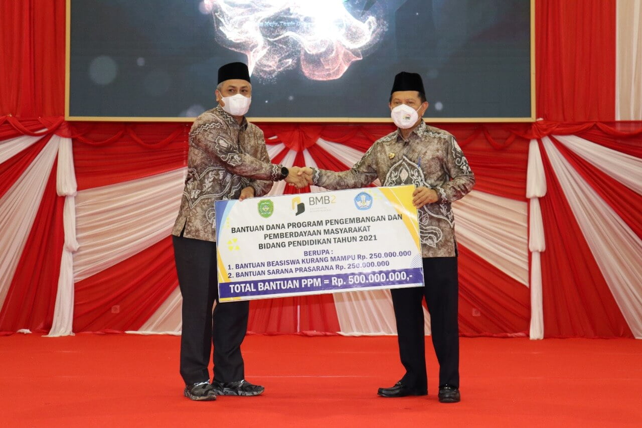 Dukung Pembangunan Daerah, PT BMB Blok Dua Berikan Bantuan Pendidikan Dan Infrastruktur