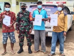 Koramil Binuang Pantau Vaksinasi Kawasan Terpencil