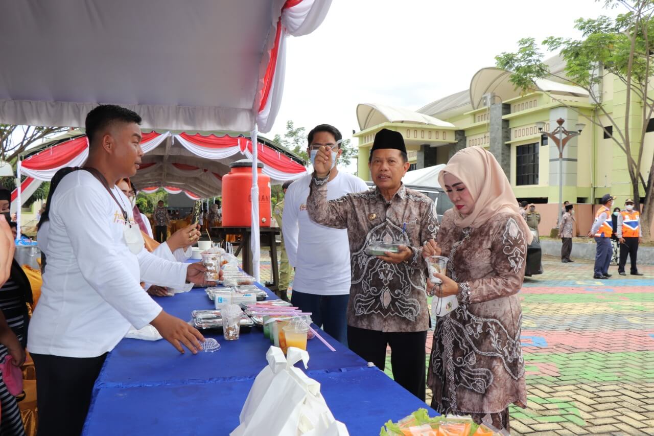 Peringatan HUT Tapin Ke 56, PT AGM Gelar Festival Kuliner
