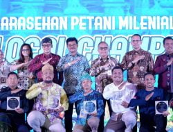 Malam Puncak Sarasehan Petani Milenial, Mentan: Kolaborasi Jadi Kunci Bisnis Pertanian