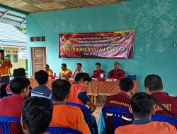 Masyarakat dan Karyawan PT BRE Diberikan Pengetahuan Tangani Karhutla