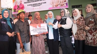 Ketua PKK Provinsi Kalsel Kunjungi Posyandu Kamboja di Tapin, Beri Pembinaan untuk Lomba Tingkat Provinsi