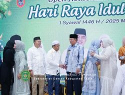 Pererat Sinergi, Bupati dan Wakil Bupati Tapin Hadiri Open House Gubernur Kalsel