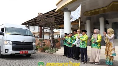 Bupati Tapin Lepas 84 Kafilah MTQ ke-36, Target Pertahankan Prestasi