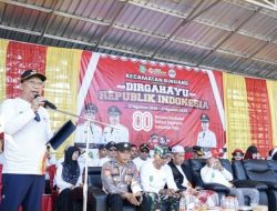 Wabup Tapin Lepas Pawai Karnaval Pelajar di Binuang, Meriahkan HUT ke-80 RI